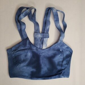 Free People FP Movement Sports Bra Racerback Strappy Top Size XS/S Blue